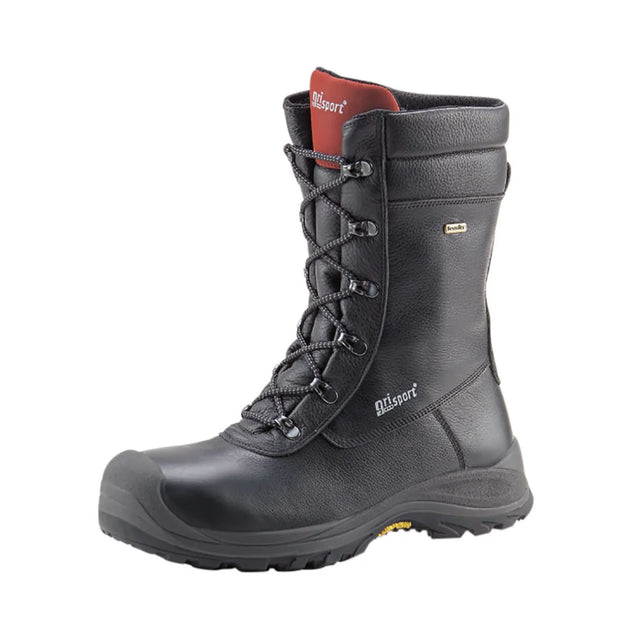 Grisport varm og vanntett vernestøvel med kompositt tåvern, Vibram yttersåle og pelsfôr for vinterarbeid.