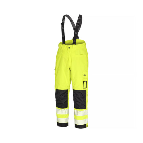 L.Brador Hi-Vis vinterbukse klasse 2 med varmt fôr, avtakbare seler og 3M-reflekser.