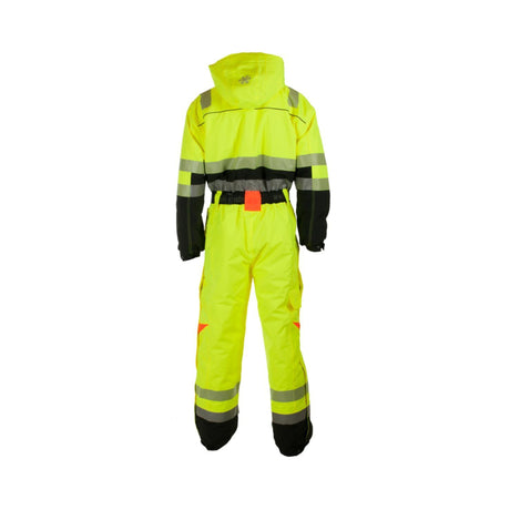 Vattert vinterkjeledress med 3M-reflekser, avtakbar hette og maksimal arbeidskomfort.