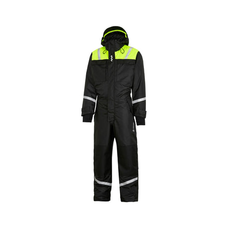 Univern kjeledress med teipede sømmer og avtagbar hette gir optimal beskyttelse og komfort for kalde dager.