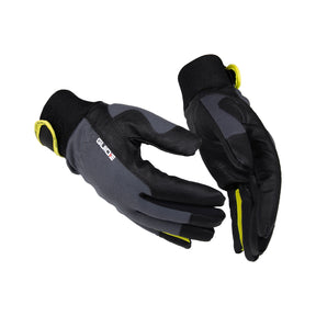 Vanntette vinterhansker i syntetisk skinn med berøringsskjermfunksjon og forsterkede fingertupper.