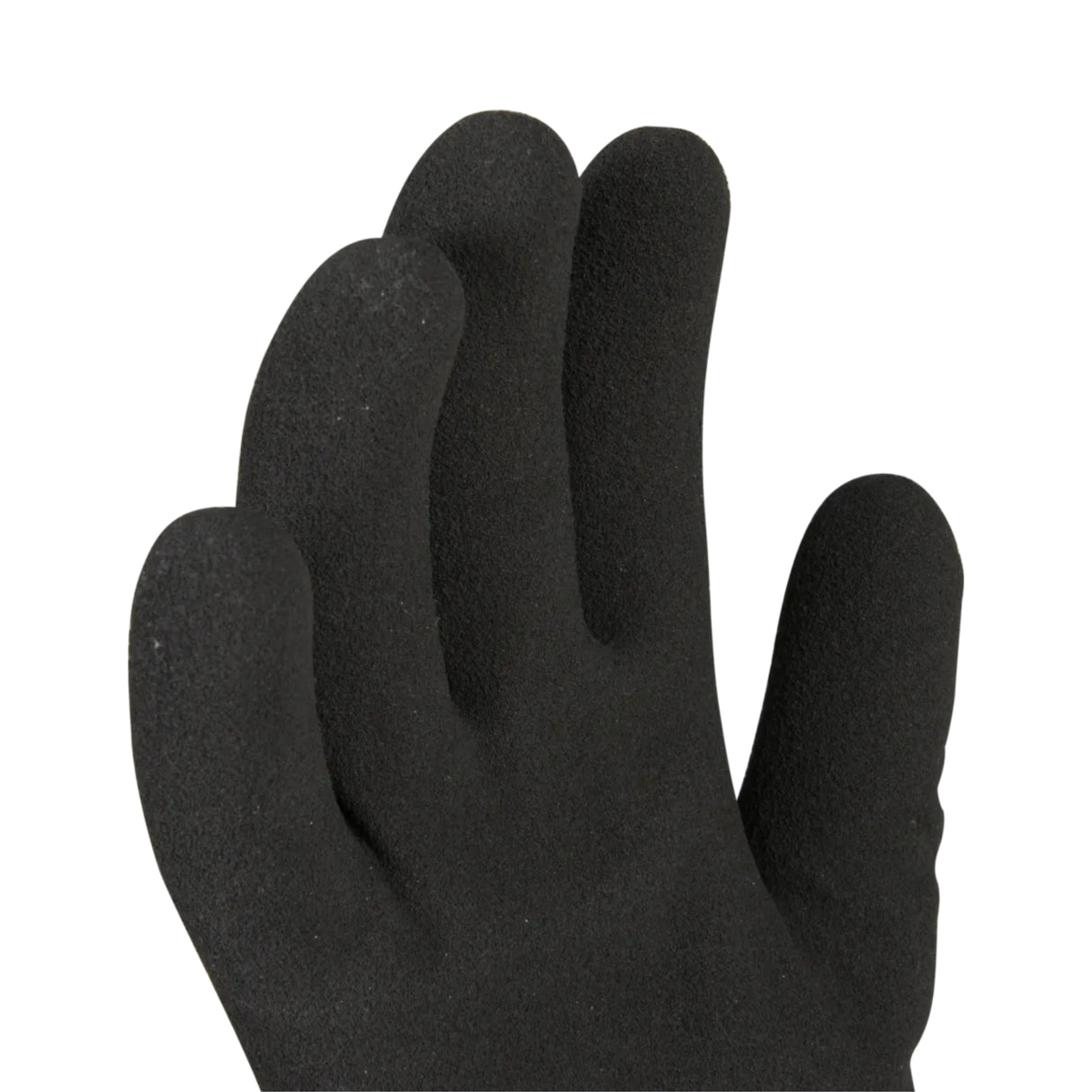 Dobbelt latexbelegg gir overlegent grep, samtidig som akryl og polyester holder hendene varme og tørre.