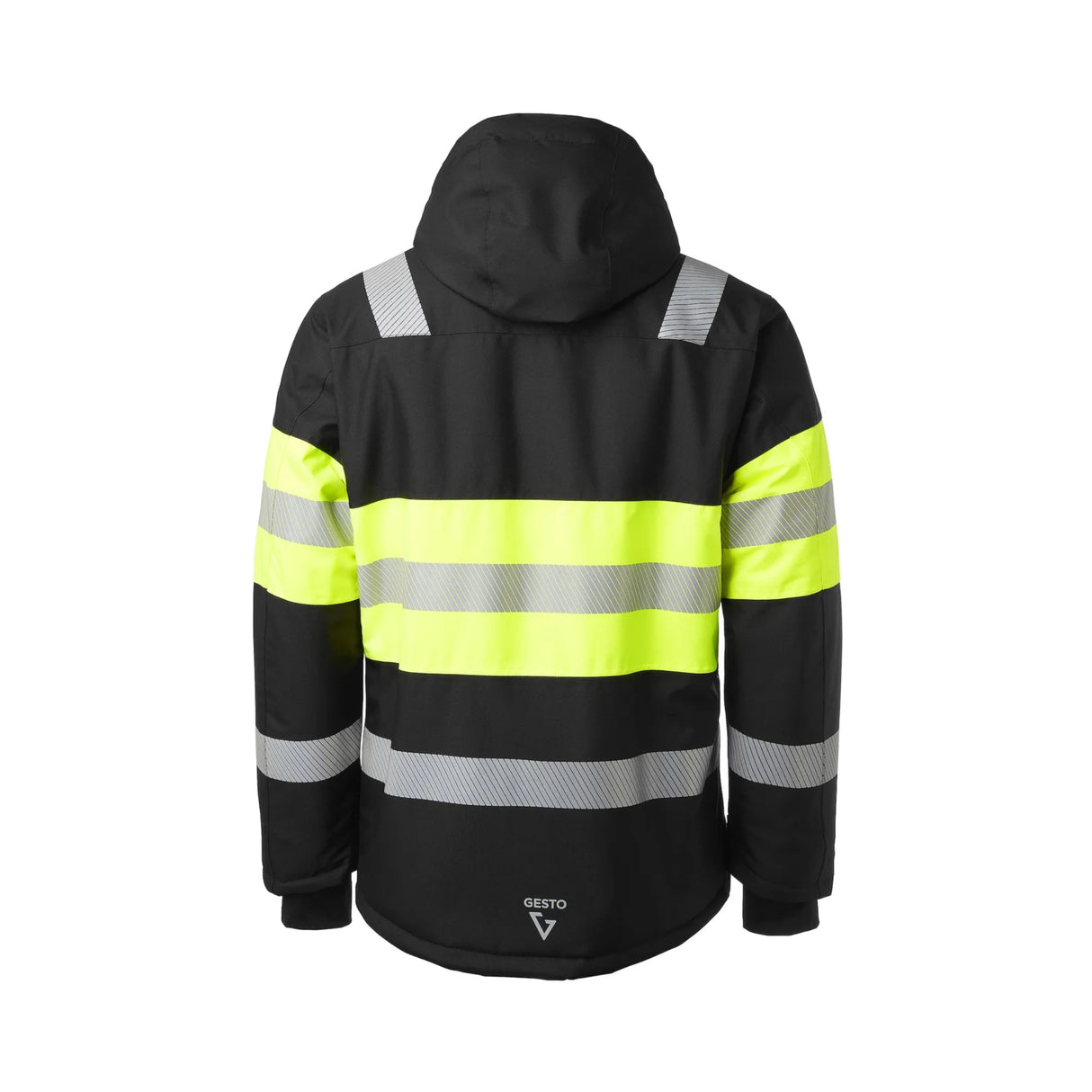 Fôret og vanntett vinterjakke med god passform og reflekterende detaljer for økt synlighet i mørket.