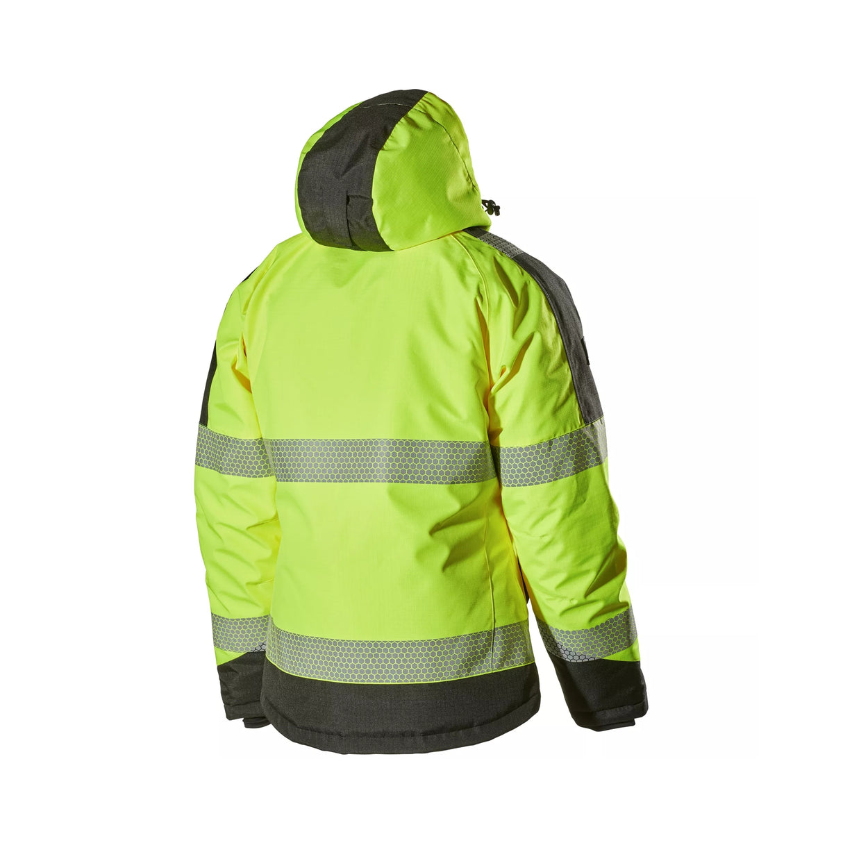 Varm og vanntett Hi-Vis arbeidsjakke til vinterbruk