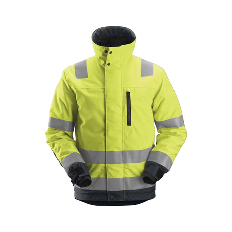 Snickers Workwear vinterjakke med høy synlighet klasse 3 og refleks