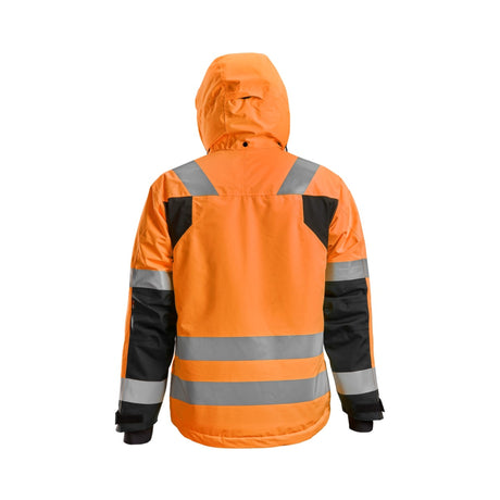 Varm arbeidsjakke med CORDURA-forsterkninger og refleks for sikker jobb i vintervær.