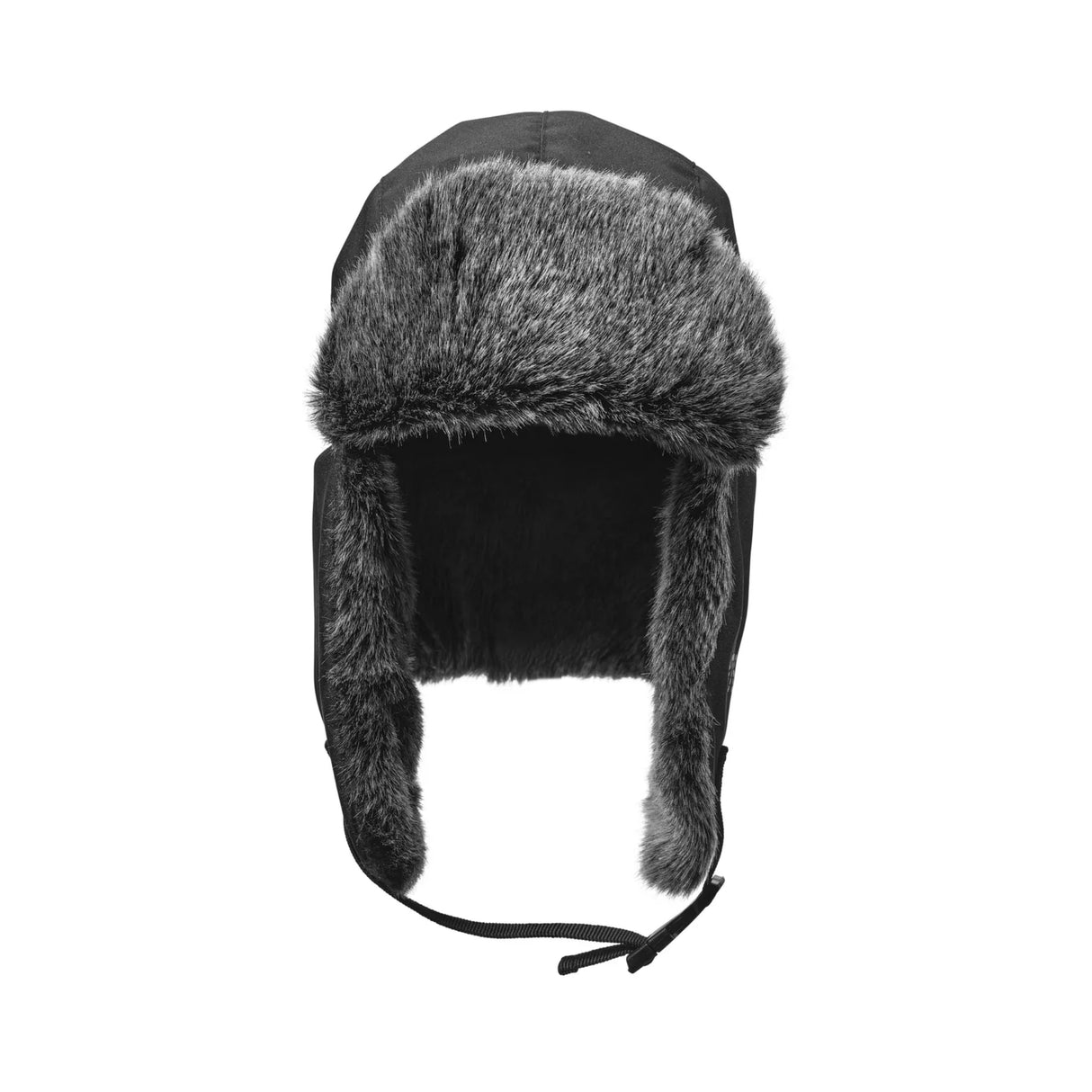 Arbeidslue fra Univern med fôret fuskepels og ørelapper for kuldebeskyttelse.