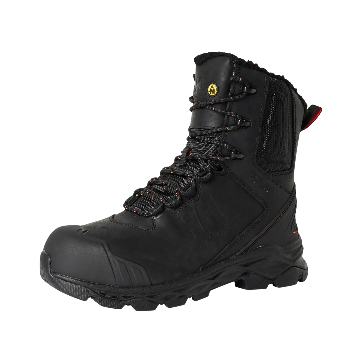 Vinterstøvel fra Helly Hansen med Helly Tech®-membran, Primaloft®-isolasjon og glidelås for enkel bruk i kalde og våte arbeidsmiljøer.