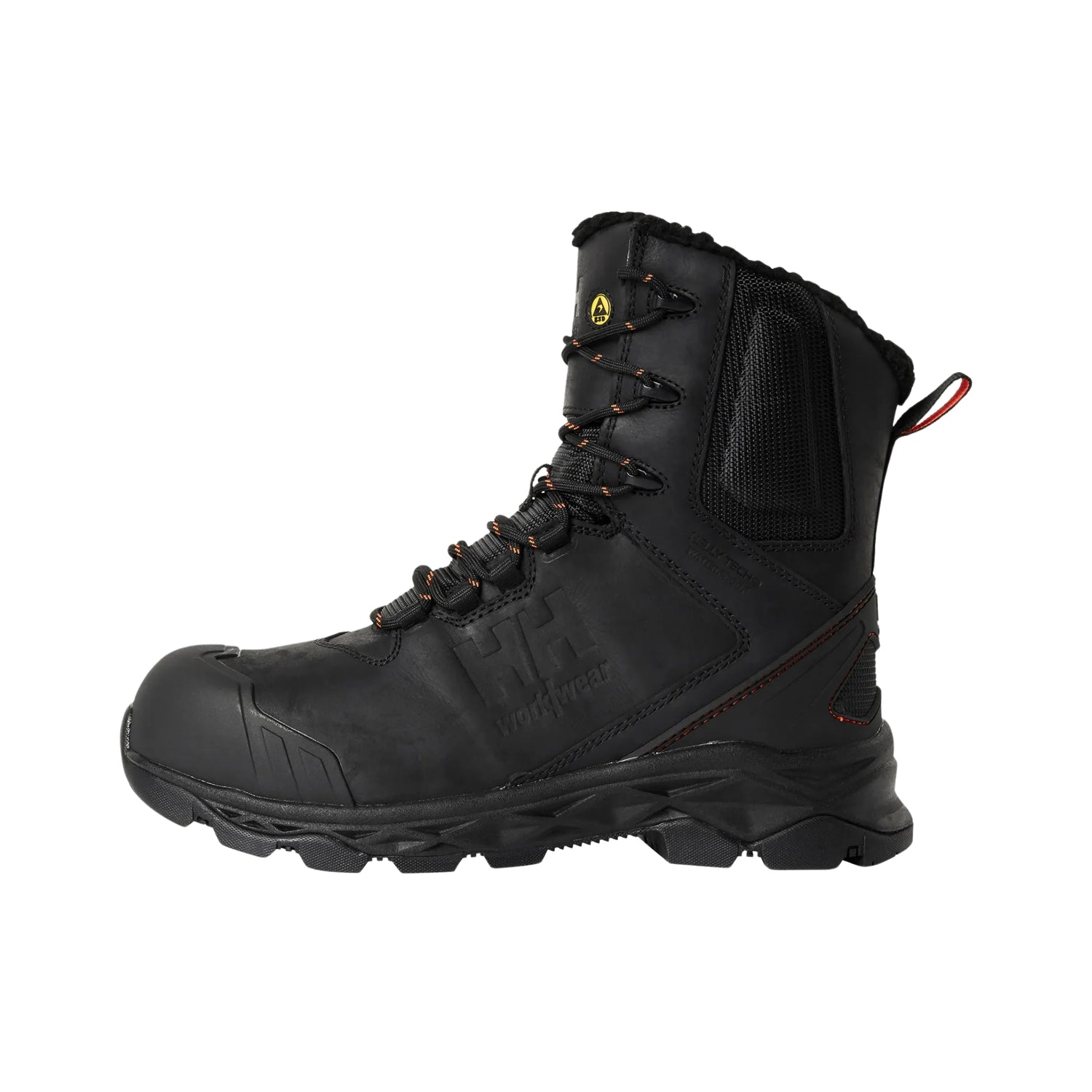 Helly Hansen vinterstøvel med kompositt tåhette og metallfri spikertramp gir optimal beskyttelse og komfort i kalde omgivelser.